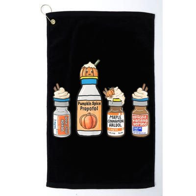 Halloween Fall Nurse Funny Platinum Collection Golf Towel