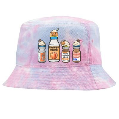 Halloween Fall Nurse Funny Tie-Dyed Bucket Hat