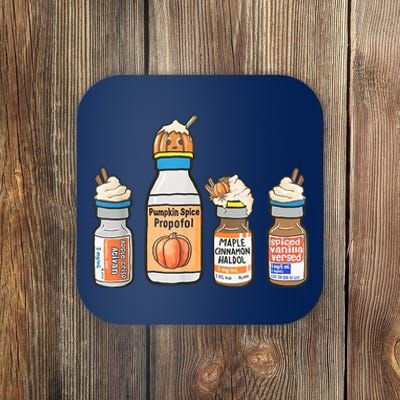 Halloween Fall Nurse Funny Coaster