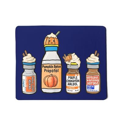 Halloween Fall Nurse Funny Mousepad