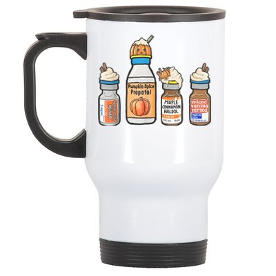 Halloween Fall Nurse Funny Stainless Steel Travel Mug