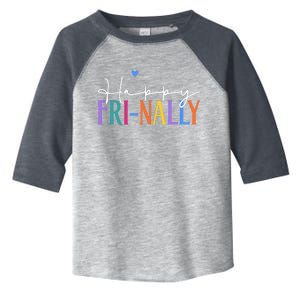 Happy Friyay New Teacher Life Wo Frinally Friday Lover Toddler Fine Jersey T-Shirt