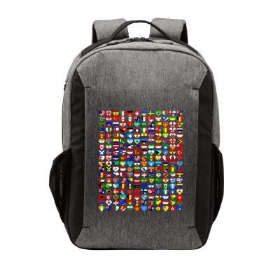Heart Flags Of The Countries Of The World Flags Unity Day Vector Backpack