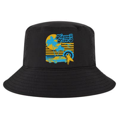 Hawaii Five O 5 0 Surfer Cool Comfort Performance Bucket Hat