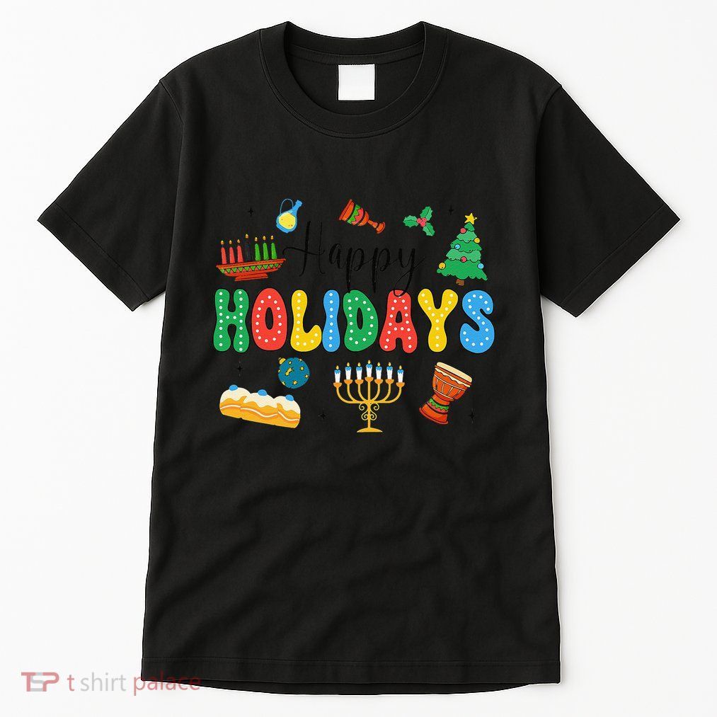 Hanukkah Festival Of Lights Happy Chanukah Happy Holidays Tall T-Shirt