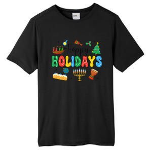 Hanukkah Festival Of Lights Happy Chanukah Happy Holidays Tall Fusion ChromaSoft Performance T-Shirt