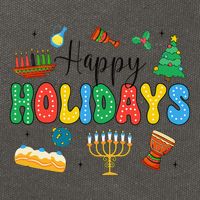 Hanukkah Festival Of Lights Happy Chanukah Happy Holidays Cotton Canvas Backpack