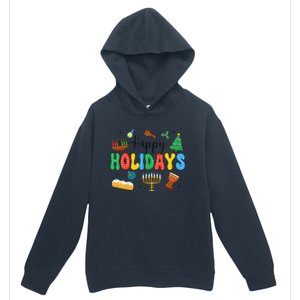 Hanukkah Festival Of Lights Happy Chanukah Happy Holidays Urban Pullover Hoodie