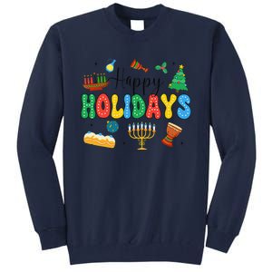 Hanukkah Festival Of Lights Happy Chanukah Happy Holidays Tall Sweatshirt