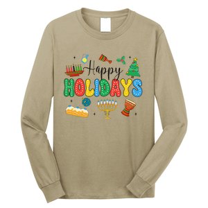 Hanukkah Festival Of Lights Happy Chanukah Happy Holidays Long Sleeve Shirt