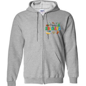 Hanukkah Festival Of Lights Happy Chanukah Happy Holidays Full Zip Hoodie