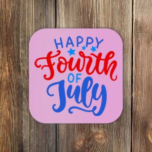 Happy Fourth Of July Celebration Coaster