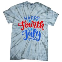 Happy Fourth Of July Celebration Tie-Dye T-Shirt