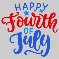 Happy Fourth Of July Celebration Tie-Dye T-Shirt