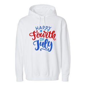 Happy Fourth Of July Celebration Garment-Dyed Fleece Hoodie