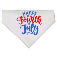 Happy Fourth Of July Celebration USA-Made Doggie Bandana