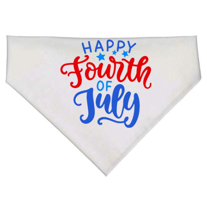 Happy Fourth Of July Celebration USA-Made Doggie Bandana