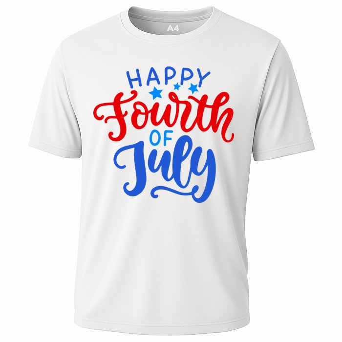 Happy Fourth Of July Celebration Cooling Performance Crew T-Shirt