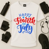 Happy Fourth Of July Celebration Cooling Performance Crew T-Shirt