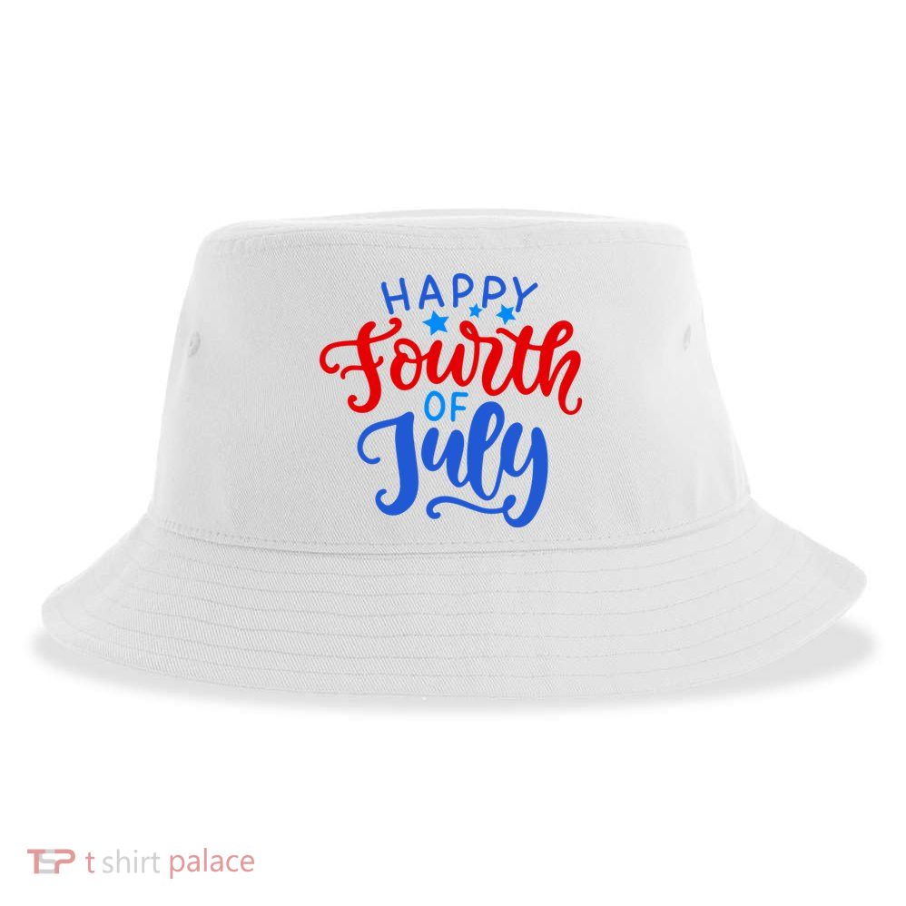 Happy Fourth Of July Celebration Sustainable Bucket Hat