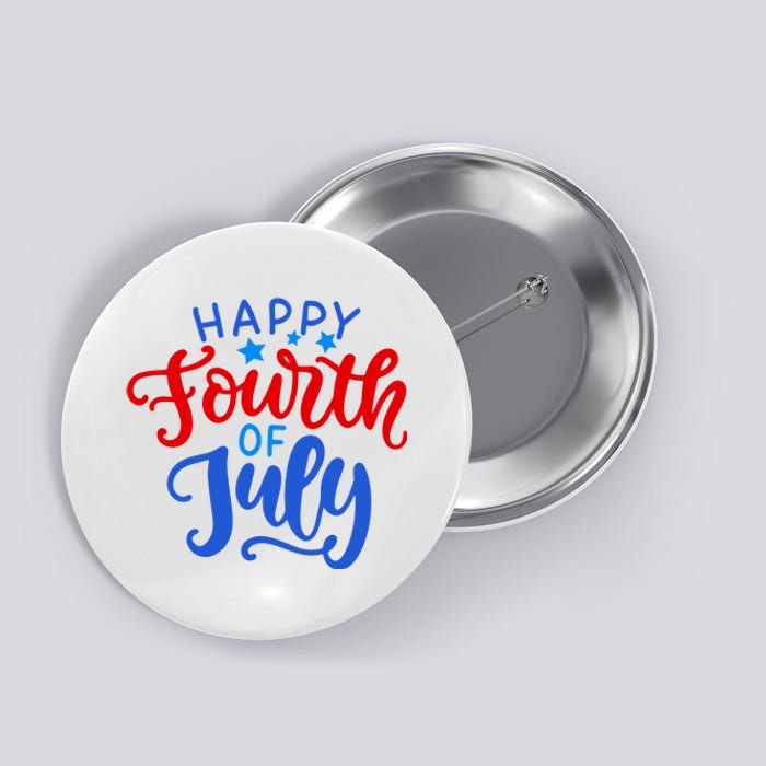 Happy Fourth Of July Celebration Button