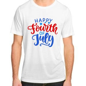 Happy Fourth Of July Celebration Adult ChromaSoft Performance T-Shirt