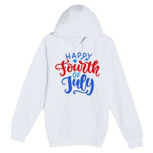 Happy Fourth Of July Celebration Premium Pullover Hoodie