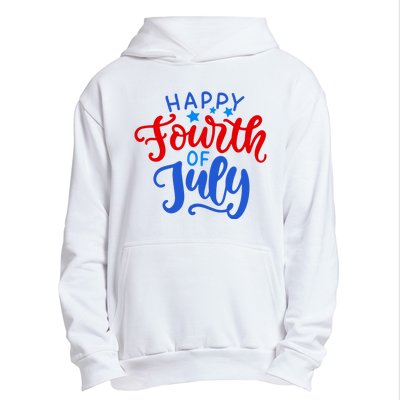 Happy Fourth Of July Celebration Urban Pullover Hoodie