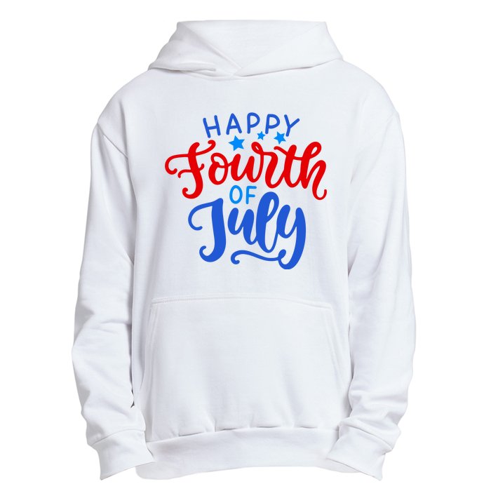 Happy Fourth Of July Celebration Urban Pullover Hoodie