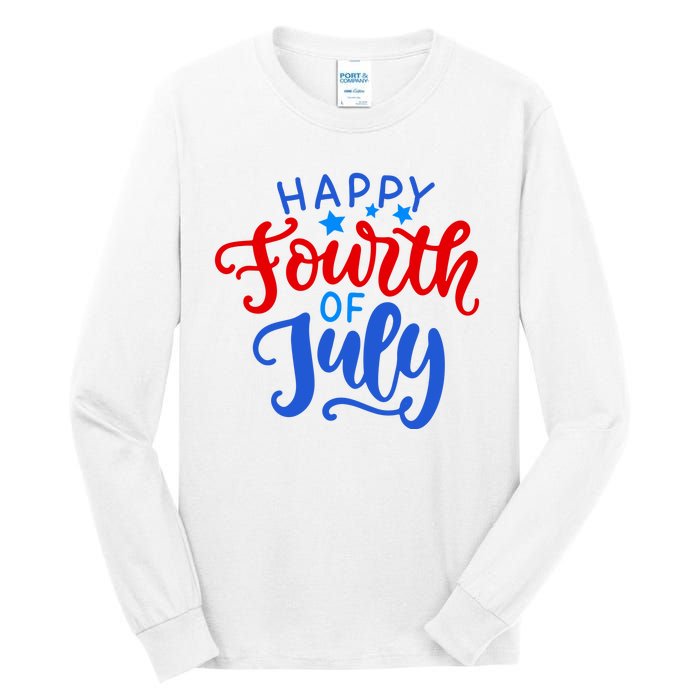 Happy Fourth Of July Celebration Tall Long Sleeve T-Shirt