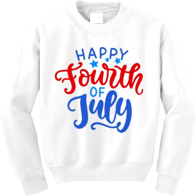 Happy Fourth Of July Celebration Kids Sweatshirt