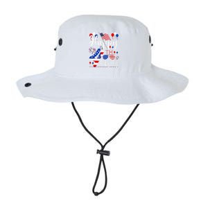 Happy Fourth Of July Patriotic Us American Flag 4th Of July Legacy Cool Fit Booney Bucket Hat