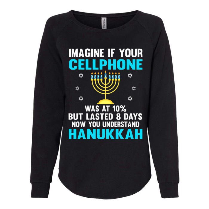 Hanukkah Festival Of Lights Latke Hanuka Jewish Chanukah  Womens California Wash Sweatshirt