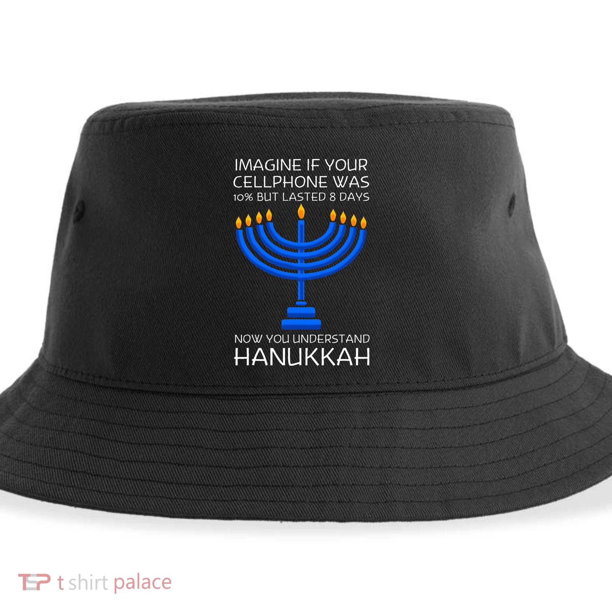 Hanukkah Festival Of Lights Latke Hanuka Jewish Chanukah   Sustainable Bucket Hat