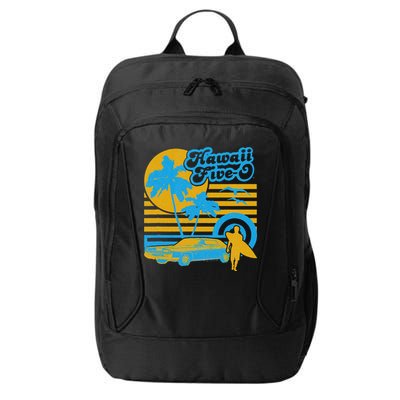Hawaii Five O 5 0 Surfer City Backpack