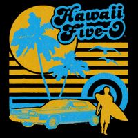 Hawaii Five O 5 0 Surfer Cooling Performance Long Sleeve Crew