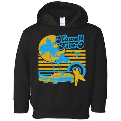 Hawaii Five O 5 0 Surfer Toddler Hoodie