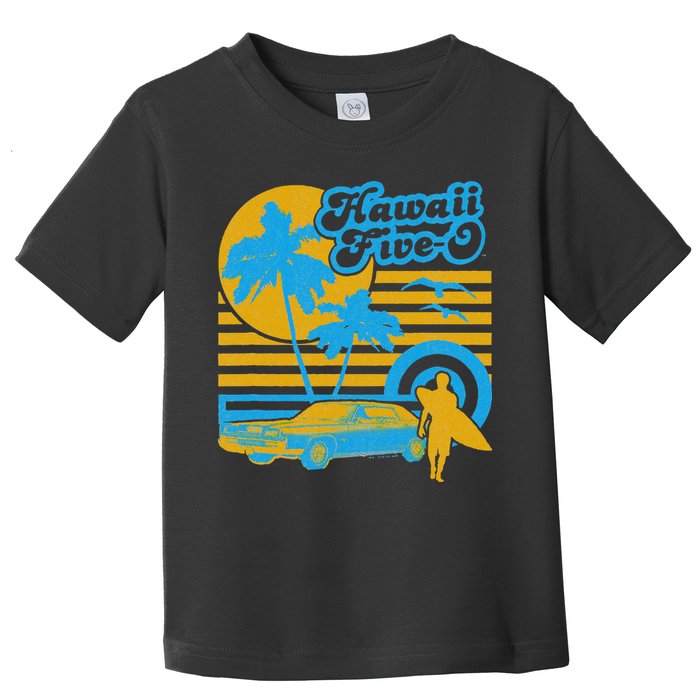 Hawaii Five O 5 0 Surfer Toddler T-Shirt