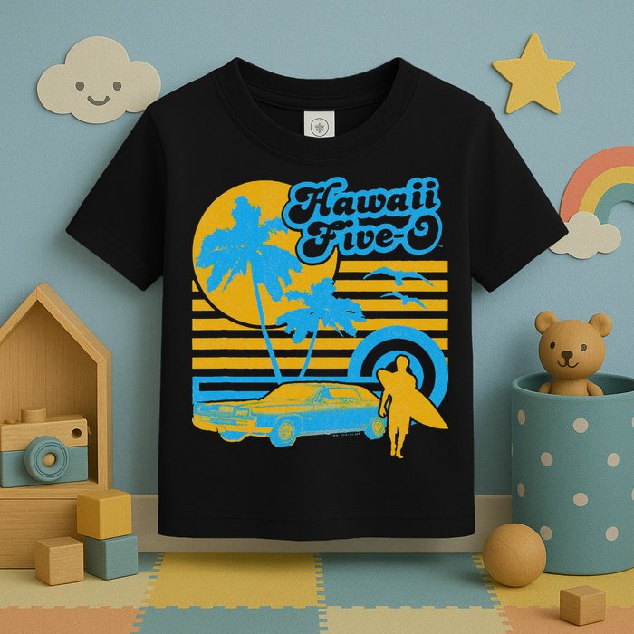Hawaii Five O 5 0 Surfer Toddler T-Shirt