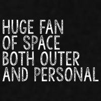 Huge Fan Of Both Outer And Personal Space Ladies PosiCharge Tri-Blend Wicking Tank