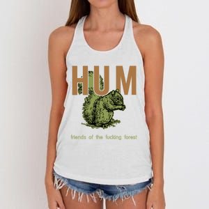 Hum Friends Of The Fucking Forest Women's Knotted Racerback Tank