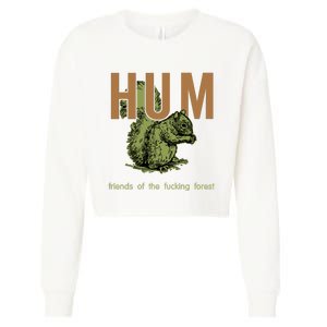 Hum Friends Of The Fucking Forest Cropped Pullover Crew