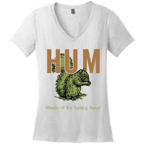 Hum Friends Of The Fucking Forest Women's V-Neck T-Shirt