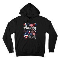 Happy Fourth Of July Patriotic American US Flag 4th Of July Hoodie