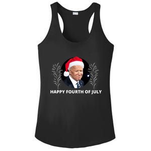 Happy Fourth Of July Biden Christmas Funny Ladies PosiCharge Competitor Racerback Tank