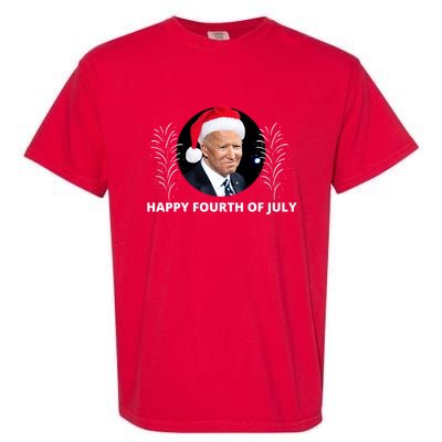 Happy Fourth Of July Biden Christmas Funny Garment-Dyed Heavyweight T-Shirt