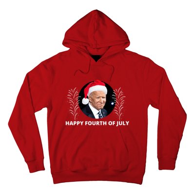 Happy Fourth Of July Biden Christmas Funny Hoodie