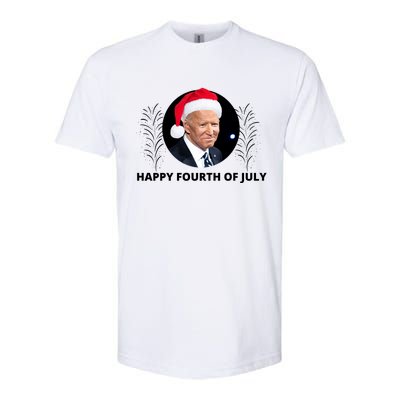 Happy Fourth Of July Biden Christmas Funny Softstyle CVC T-Shirt