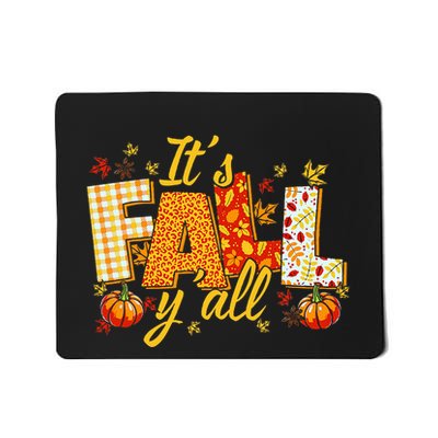 Hello Fall Pumpkin ItS Fall YAll Fall Vibes Thanksgiving Mousepad