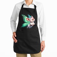 Happy Flying Pig With Butterfly Wings Fly Pig Lovers Apron